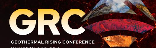 Geothermal Rising Conference 2024 logo graphic