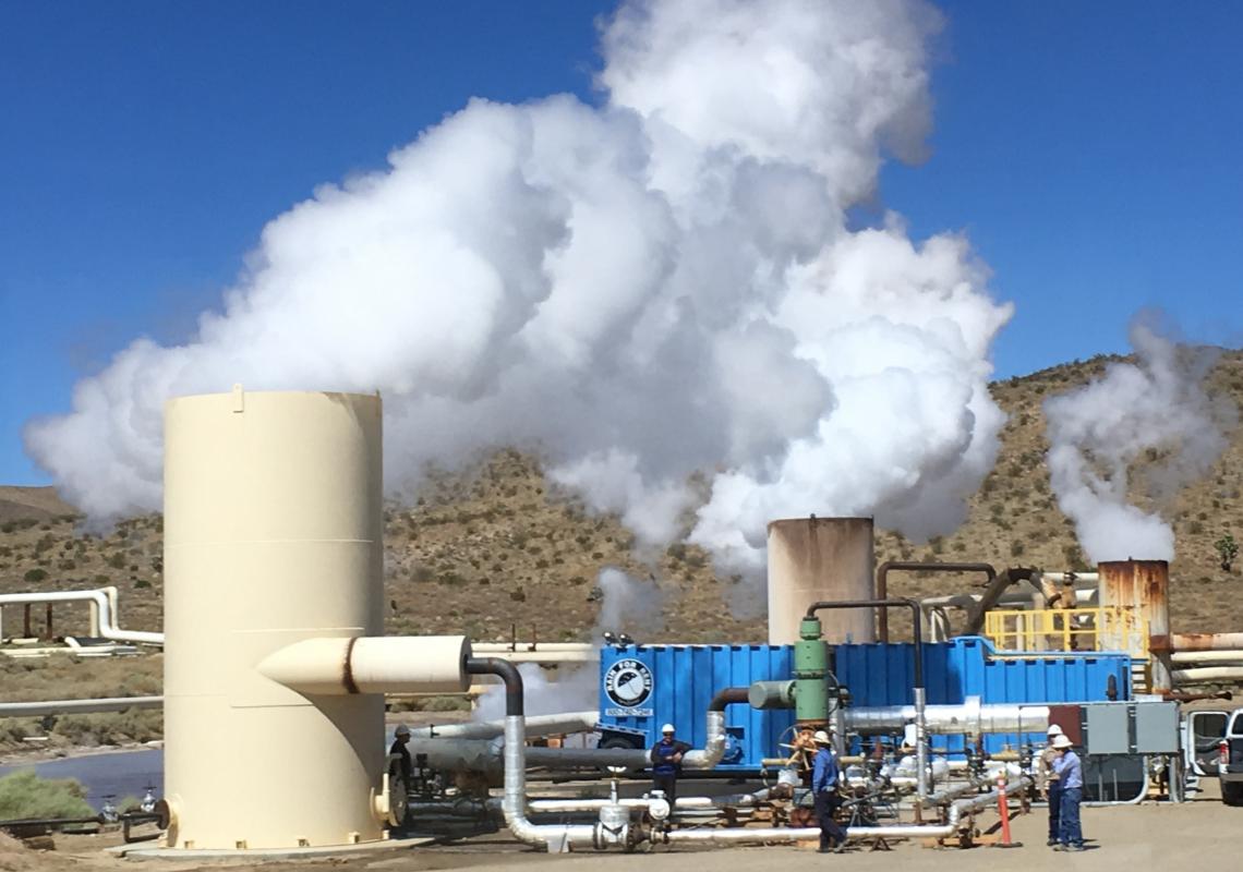 GreenFire Energy's demonstration project at the Coso, CA power plant in 2019