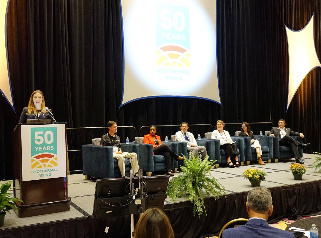 DEI panel at the 2022 Geothermal Rising Conference in Reno, Nevada