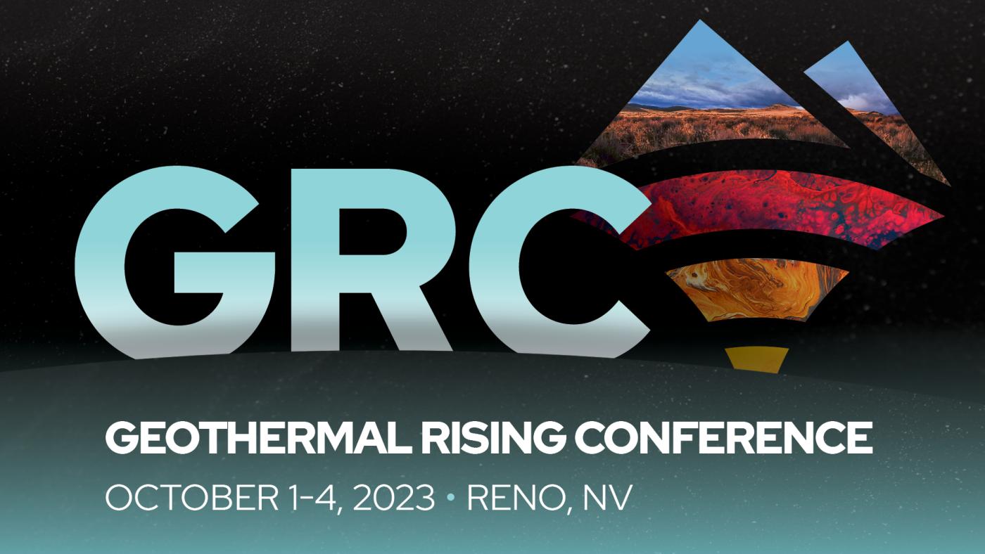2023 Geothermal Rising Conference logo