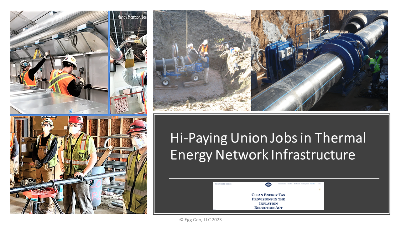 Graphic promoting union jobs in Thermal Network Infrastructure