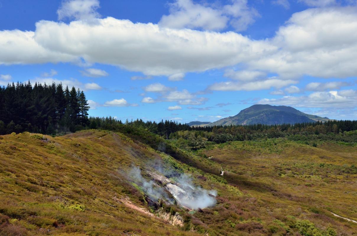 Stock photo of Craters of the Moon (Taupo New Zealand)