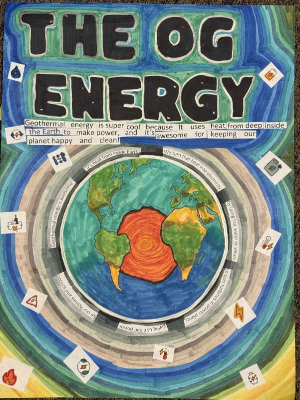 2024-2025 school year poster winner from Belknap Elementary 6th grade