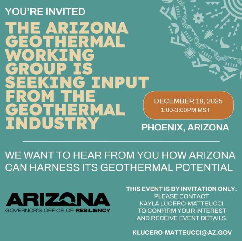 Graphic of AZ Geothermal Working Group