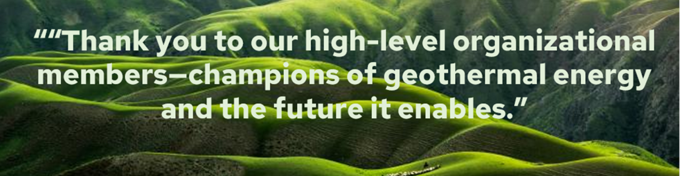 Thank you Geothermal Champions