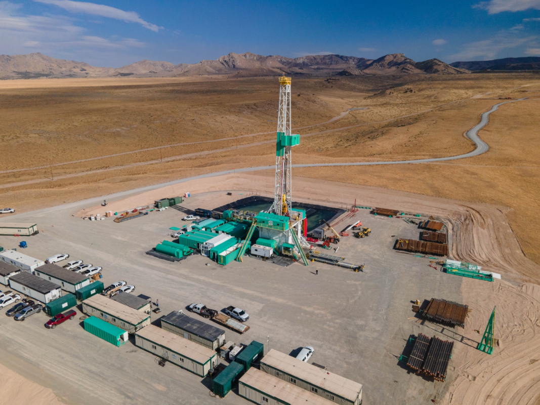 Drilling at the FORGE site in Milford, Utah