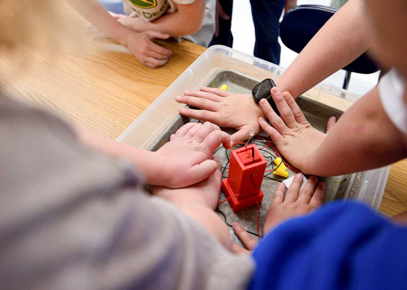 Hands on learning! Photo Credit: Eric Larson, Flash Point, SLC
