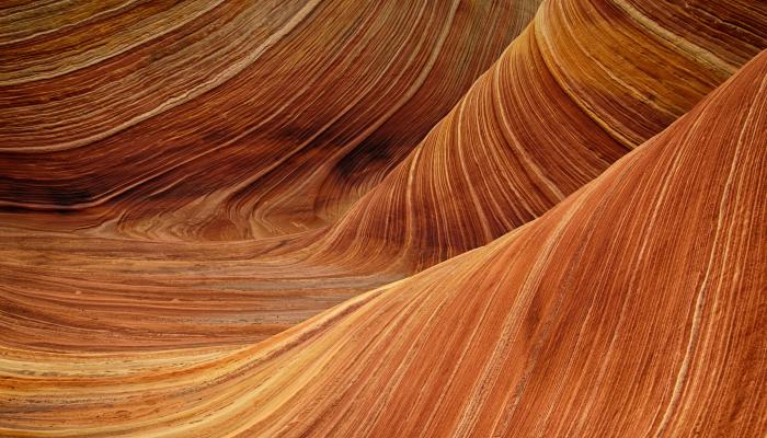 Textured Stripes on Red Rocks