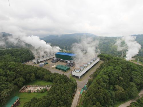 Mahanagdong geothermal power plant