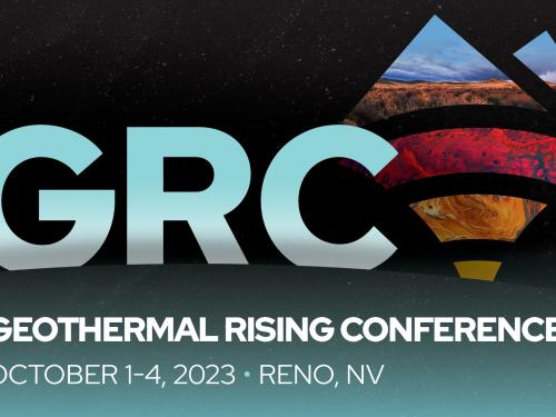 2023 Geothermal Rising Conference logo